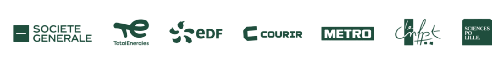 Ils m'ont fait confiance : Société Générale, TotalEnergies, EDF, Courir, Metro, CNFPT, Sciences Po Lille
